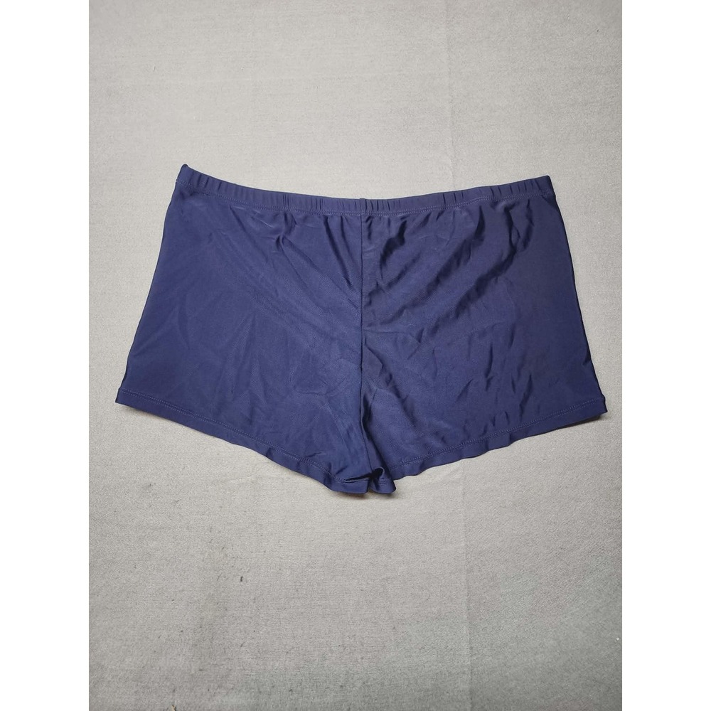 Unbranded Navy Blue Swim Shorts Women 3XL Boy Short High Rise Bikini Bottoms